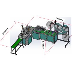 Buy cheap Full Automatic Face Mask Making Machine With One Drag One Inner Ear Type from wholesalers