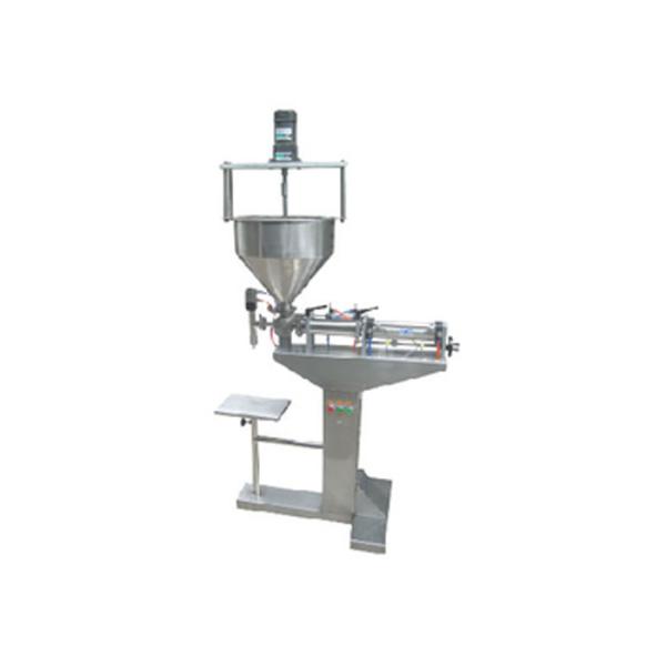 Floor Type Mixing Semi Auto Filling Machine For Bottling Posts Viscosity Filler