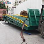 Buy cheap 10T Adjustable Loading Dock Ramp Hyd Non Slip Portable Loading Platform from wholesalers