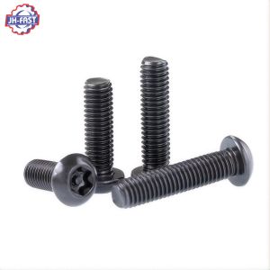 Black Torx Button Mushroom Head Screw M2 M2.5 M3 M4 M5 M6 M8 Anti-theft Tamper