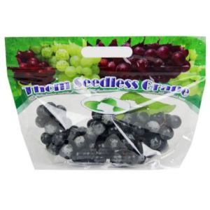 Buy cheap Grape Plastic Stand Up Zipper Pouch Laminated Customized Reusable from wholesalers