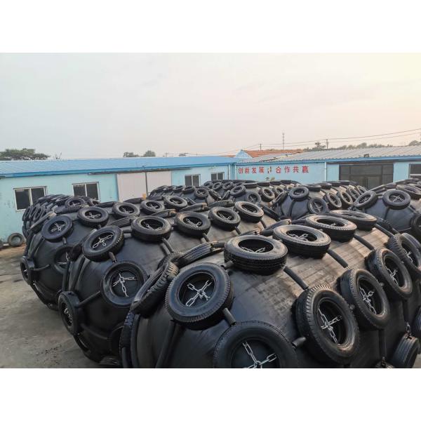 Quality STS Yokohama Type Black Natural Rubber Fender Pneumatic Floating Dock Bumpers for sale
