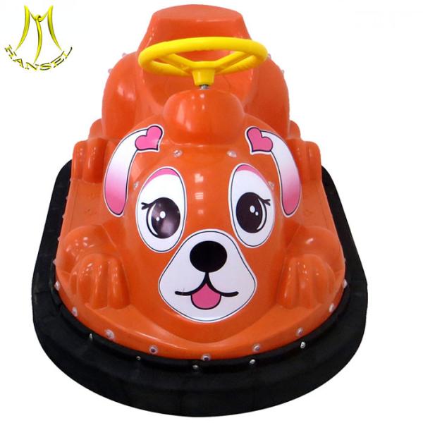 Quality Hansel 2018 children amusement toys plastic bumper car game machine for sale