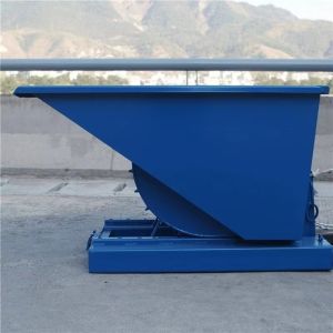 Buy cheap Rugged Self Dumping Scrap Metal Hopper Steel Tipping Bin from wholesalers