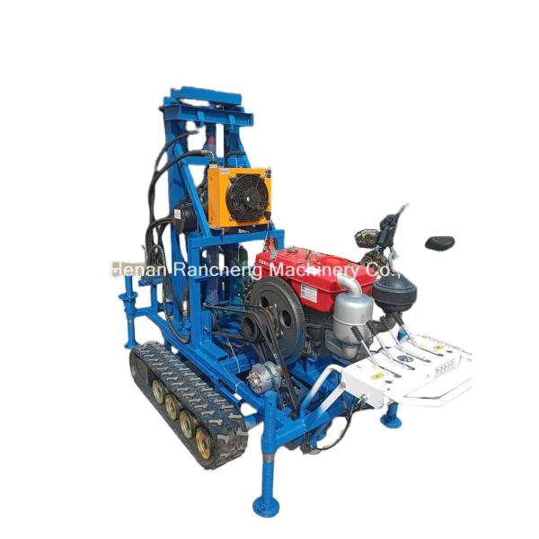 Buy cheap Easy Operation RCS200C Rubber Crawler Portable Drilling Rig With 150m Depth 450mm Diameter from wholesalers