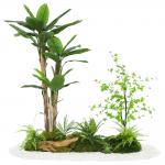 Buy cheap Lifelike Artificial Banana Tree Landscaping Projects For Indoor Decoration Exibition Hall from wholesalers