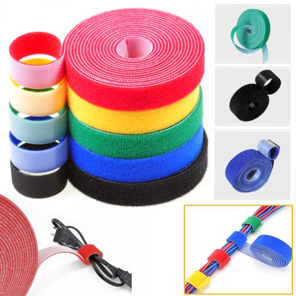 Factory with high quality Double side Nylon fabric tape roll back to back hook and loop