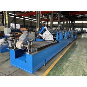 High Speed C Solar 10 Stations In Line Punching C Purlin Roll Forming Machine