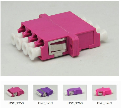 Buy cheap Data Center ABS PC LC OM4 Fiber Optic Adapter from wholesalers