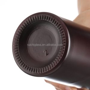 Buy cheap Super Flint Glass 500ml 700ml Custom Design Black Printing Gin Vodka Whiskey Glass Bottle from wholesalers