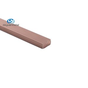 Buy cheap ODM matt silver Aluminium Flat Bar Alu6063 T5 Extruded Rectangular from wholesalers