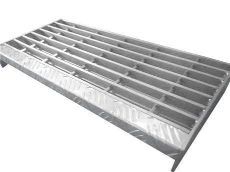 Quality Galvanized Stair Step Board Treads Flooring Flat Steel Grating Factory for sale