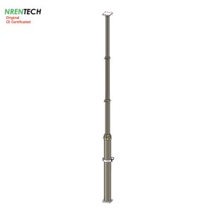 15m pneumatic telescopic mast 400kg payloads NR-3.4-15-400N-7S-160-316