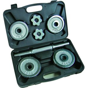 Buy cheap 10kg Weight Lifting Dumbbell Chromed Adjustable Dumbbell Box Carry from wholesalers