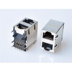 Buy cheap HULYN RJ45Jack, Shielded RJ45 Modular Jack Connector,with LEDs, 2x1 Ports,RJ45 connector LED from wholesalers