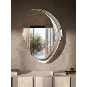 Buy cheap 5 Star Hotel Light Luxury Style Irregular Eye Design Wall Decorative Artistic Mirror from wholesalers
