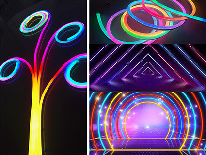 Buy cheap 12V 16W SMD5050 Programmable Pixel LED Neon 1.6cm Cuttable from wholesalers