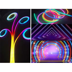 Buy cheap 12V 16W SMD5050 Programmable Pixel LED Neon 1.6cm Cuttable from wholesalers