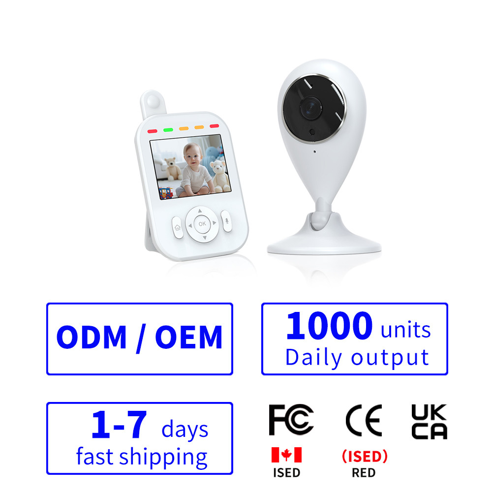 Buy cheap Audio/Video Wireless Babyphone with Infrared Temperature Sensor and PCM Audio Compression from wholesalers