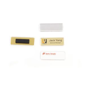 Buy cheap 15g/Pc 76x26mm Custom Magnetic Badges With Dome Over from wholesalers