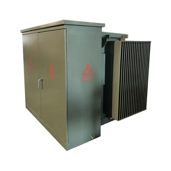 Quality 3000Kva Three Phase Pad Mount Transformer Oil Immersed Distribution  24.94KV to 480V for sale