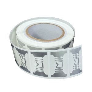 Buy cheap 860-960MHz RFID Soft Security Tag 53 X 33mm Silver Roll Customizable Chip Code from wholesalers