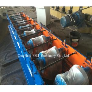 Buy cheap Roof Ridge Cap Cold Roll Forming Machine PLC Control with Hydraulic Cutting from wholesalers