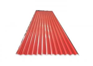 Buy cheap Colourful Corrugated Galvanized Steel Sheet 3 - 5 Tons Coil Weight CE Standard product