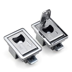 Buy cheap Marine Grade Zinc Alloy Compression Flush Pull Lock Mounted Latch For Horsebox Locker Trailer Silver Hardware from wholesalers