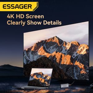 External Hard Drive Enclosure 8 In 1 Laptop USB C HUB 10Gbps For M.2 PCIe NVMe