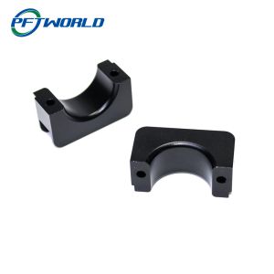 Aluminum CNC Turning Milling Parts Black Hard Anodized Machining Parts