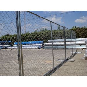 50*50mm Galvanized Chain Wire Mesh Fence For Construction