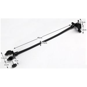 Photography Lighting Stand Clamp Flash C Clamps Spring Clamp with Flex Arm for