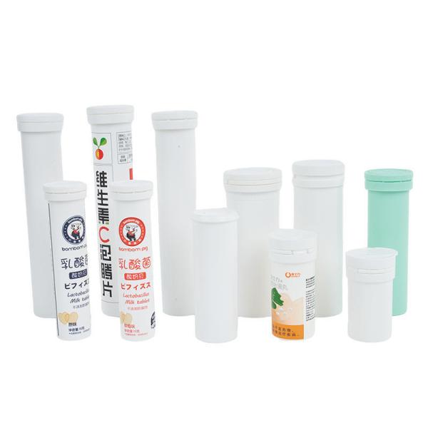 PP Material Customized White Plastic Effervescent Tablet Tube Bottle With
