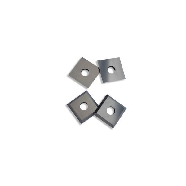 Quality 12mmx12mmx1.5mm Carbide Straight Turnover Knives With 4 Cutting Edges for sale