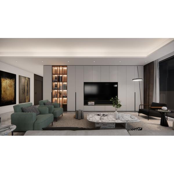 Buy cheap Contemporary Modern Minimalist TV Cabinet Solution Formaldehyde Free from wholesalers