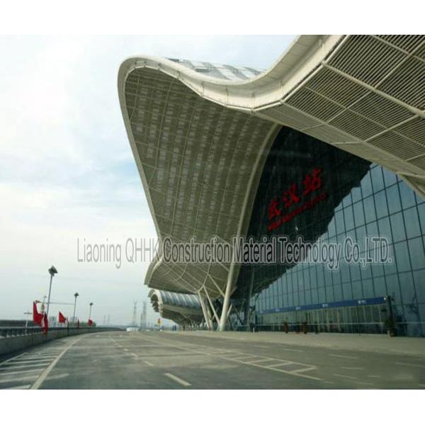 UV Resistant Prefabricated Steel Structures Large Span Prefab Bus / Train