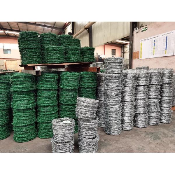 Quality 2.8mm Plastic Pvc Coated Barbed Wire for sale
