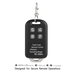 Buy cheap Standby Current ≤0.5μA Fixed Code Remote Control 4 Buttons Operating Range 50-100m Designed for Secure Remote Operations from wholesalers