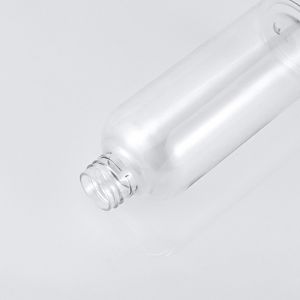 Customized Plastic Screw Cap Bottles Empty Pink Cosmetic Shampoo Packaging