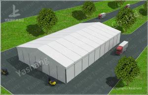 Buy cheap 8M Height PVC Warehouse Storage Tent Anti-ultraviolet  A-Shaped Roof Top Style product