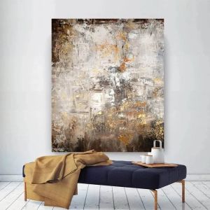 Buy cheap 100% Handmade Original Custom Abstract Oil Painting Canvas Modern hand painted art gold foil 6 color Print Method NO Frame from wholesalers
