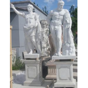 Buy cheap Ancient Rome statues Museum marble sculptures Heracles replica stone statue,stone carving supplier from wholesalers