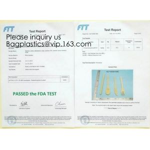 Eco friendly 5 Pieces Fork Knife Spoon Bamboo Disposable Cutlery Set Reusable