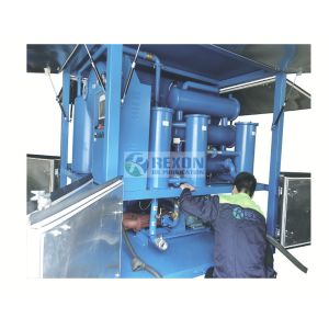 Raining Proof Type Bipolar Vacuum Insulating Oil Purifier Machine 12000Liters