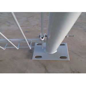 ISO9001 2001 Round Post 5mm Welded Roll Top Fencing