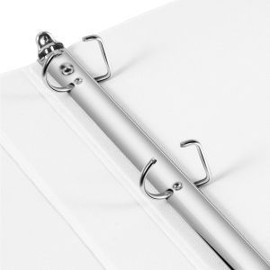Buy cheap White File Folder Durable Hinge ONE Touch Easy Open 3 Ring Binder With 4cm Back Width from wholesalers