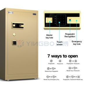 H1200mm Dual Alarm Luxury Safe Box For Office Security
