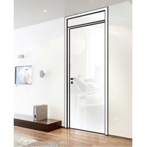 Buy cheap 40MM Thickness Aluminum Frame Formica HPL high gloss doors for bedroom product