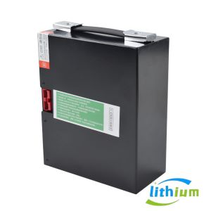 Buy cheap Black Electric Forklift Lithium Ion Battery 48V 17585 210mm High Capacity Long Cycle Life Battery for Material Handling from wholesalers